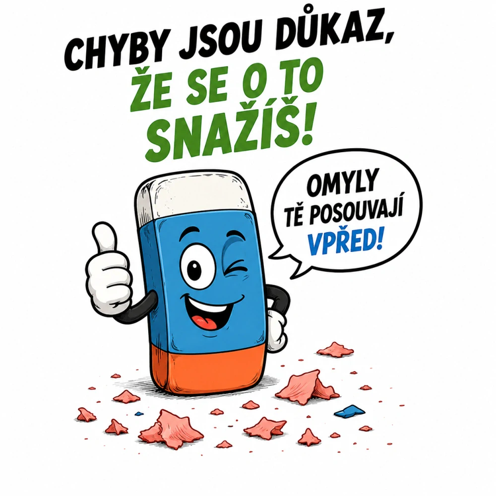 NAŽEHLOVAČKA - Chyby jsou důkaz, že se o to snažíš