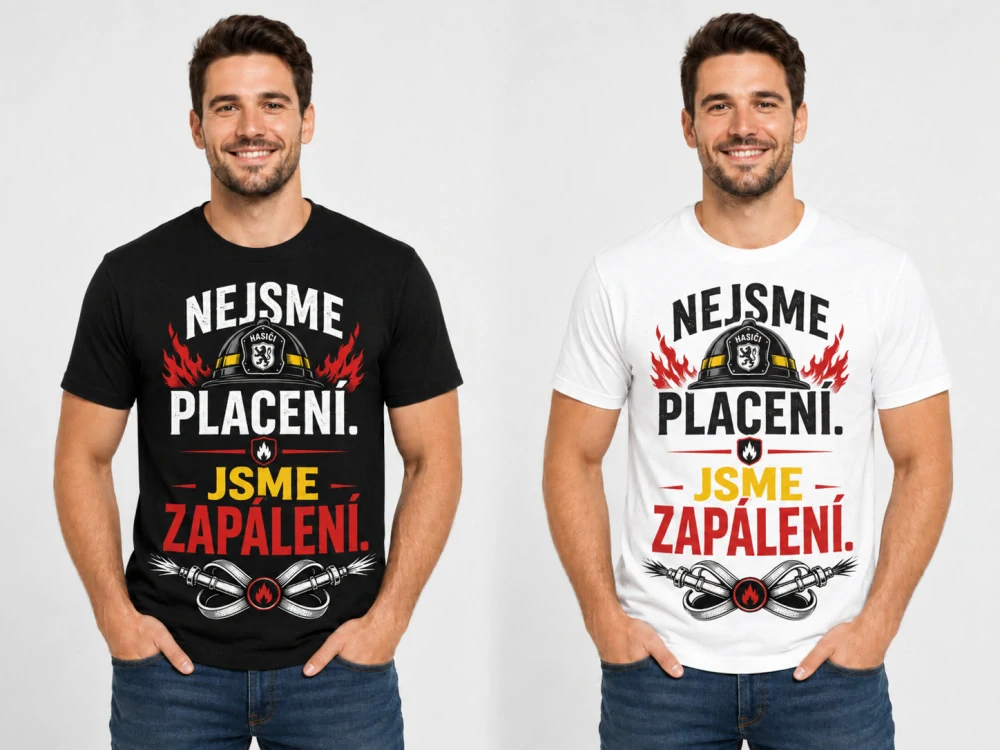 TRIKO pánské - Nejsme placení. Jsme zapálení.