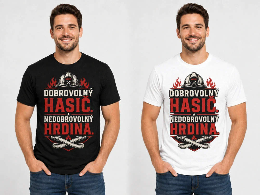 TRIKO pánské - Dobrovolný hasič. Dobrovolný hrdina.