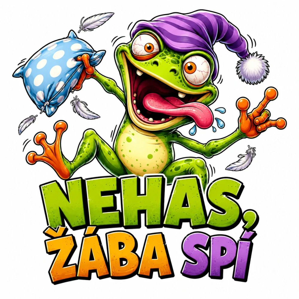 NAŽEHLOVAČKA - Nehas žába spí