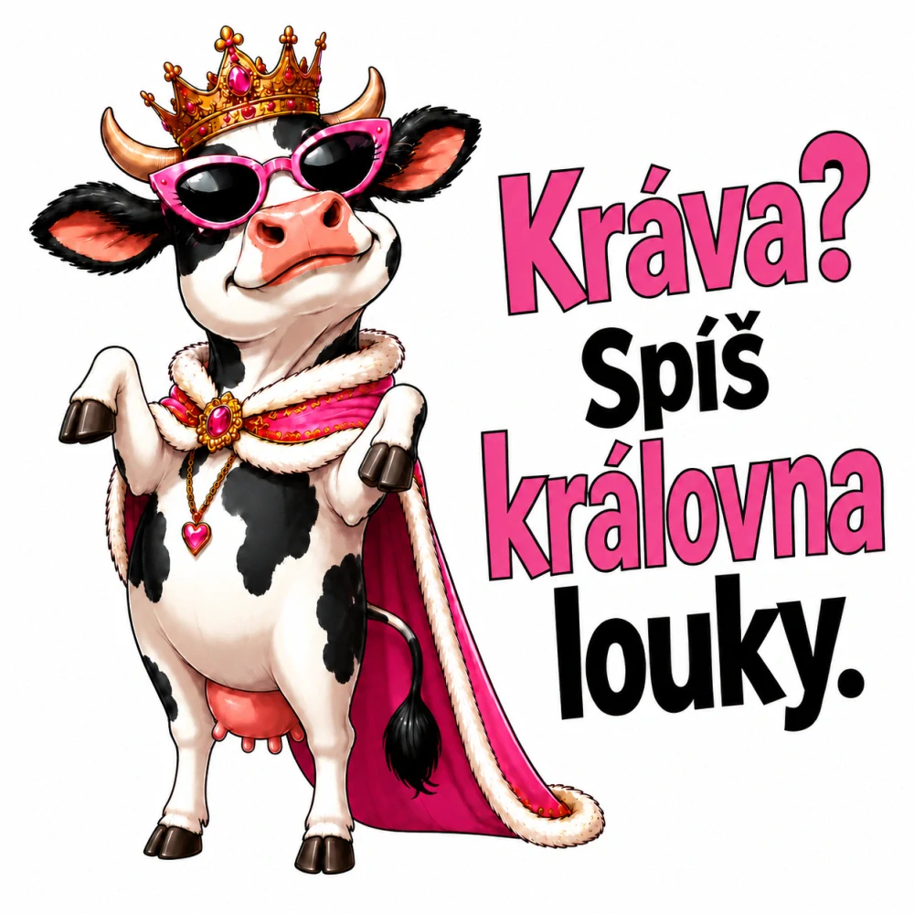 NAŽEHLOVAČKA - Kráva? Spíš královna