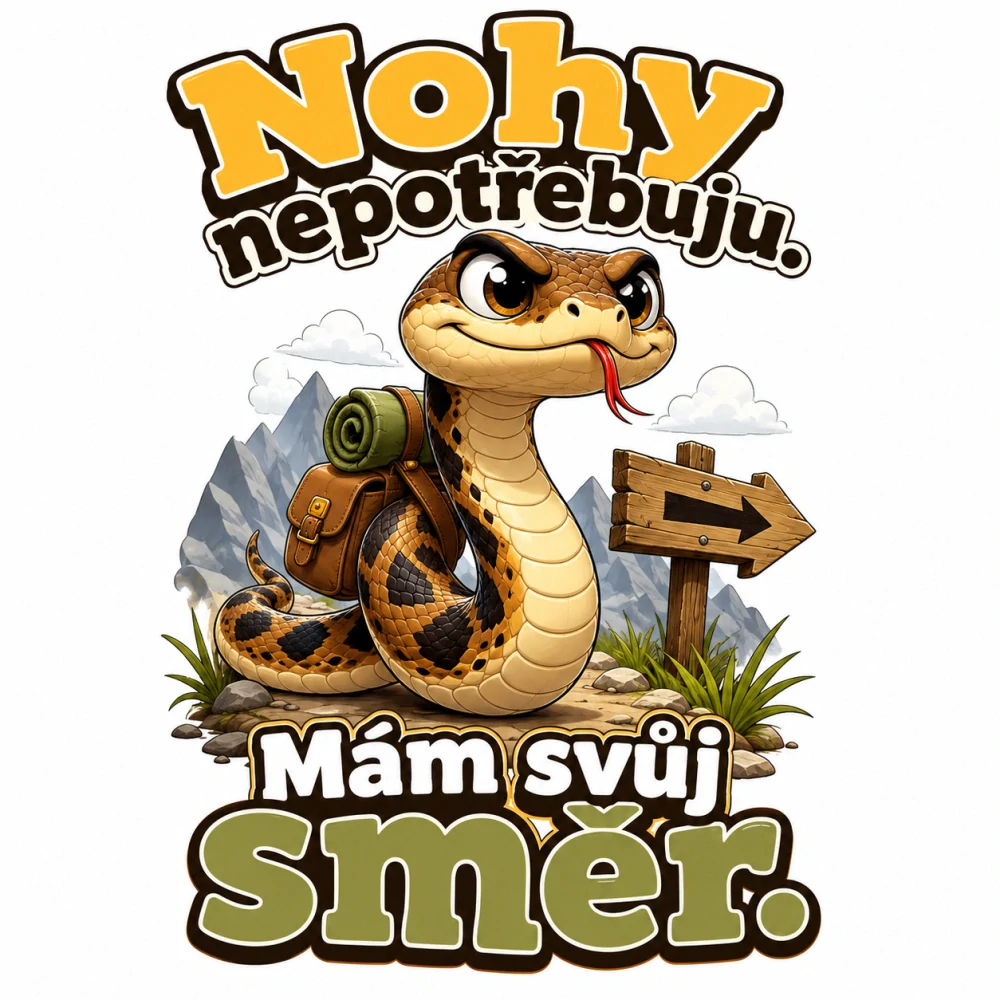 NAŽEHLOVAČKA - Nohy nepotřebuju. Mám svůj směr.