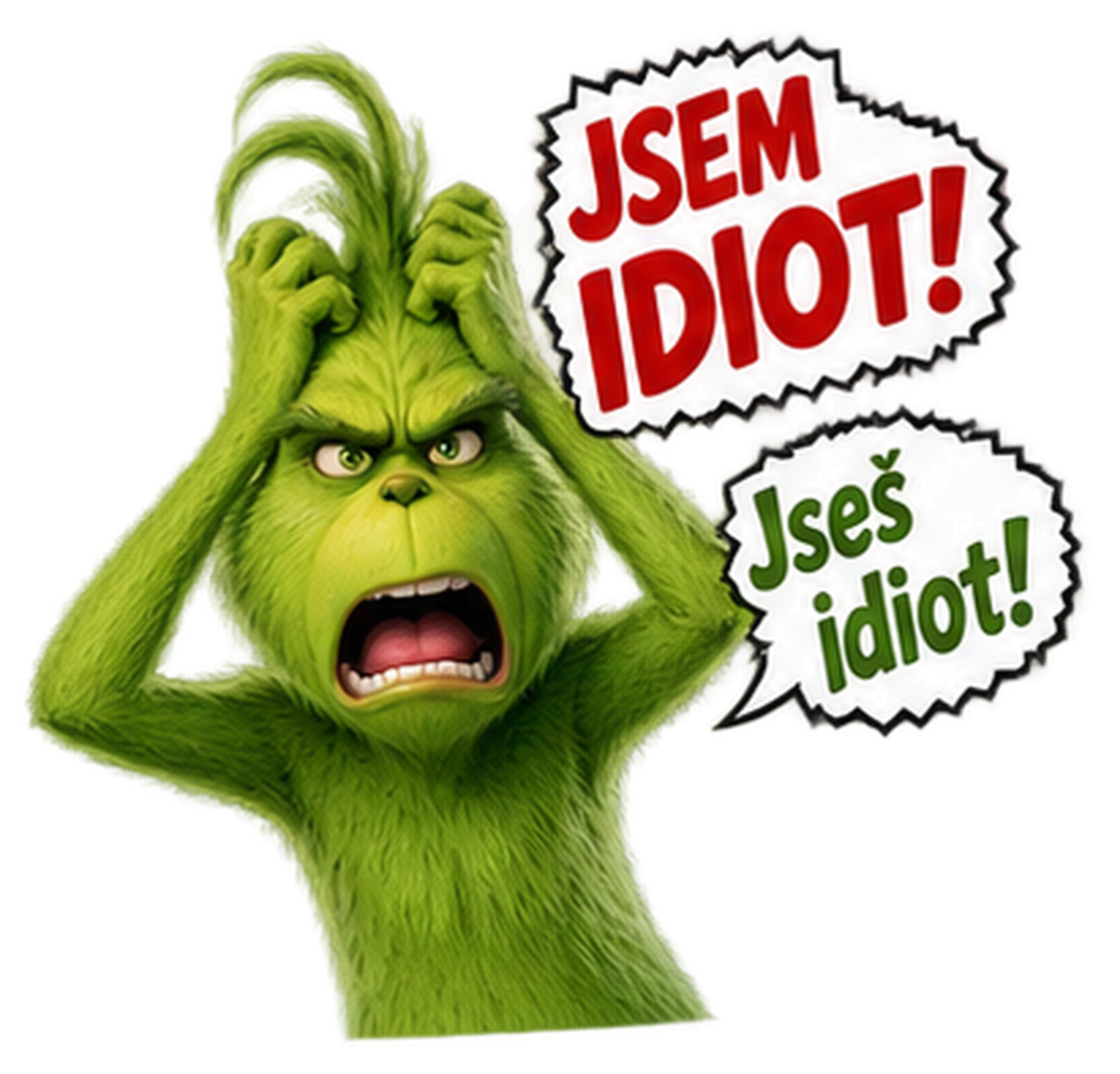 NAŽEHLOVAČKA - Jsem idiot. Jseš idiot.