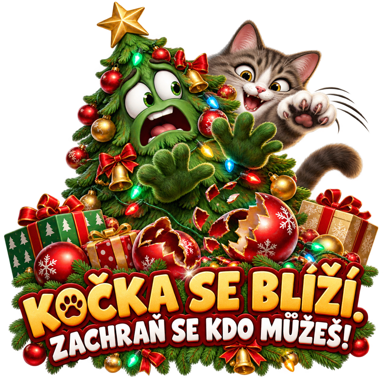 NAŽEHLOVAČKA - Kočka se blíží