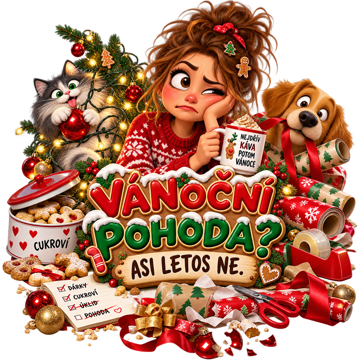 NAŽEHLOVAČKA - Vánoční pohoda? Asi letos ne.