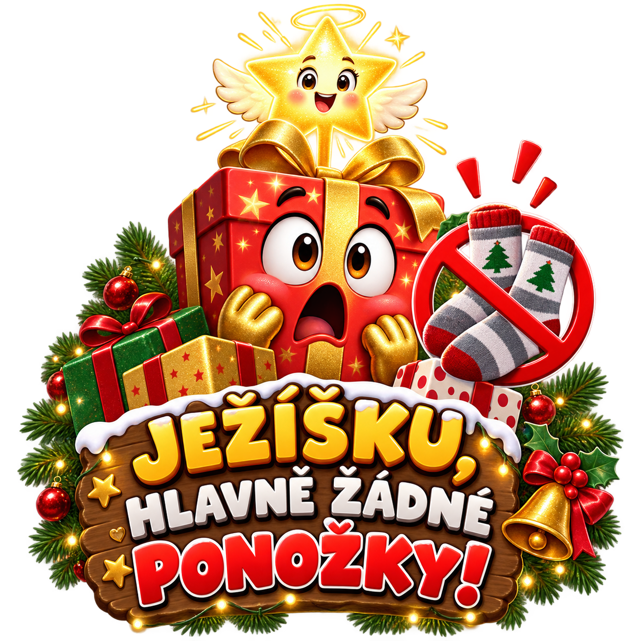 NAŽEHLOVAČKA - Ježíšku, hlavně žádné ponožky