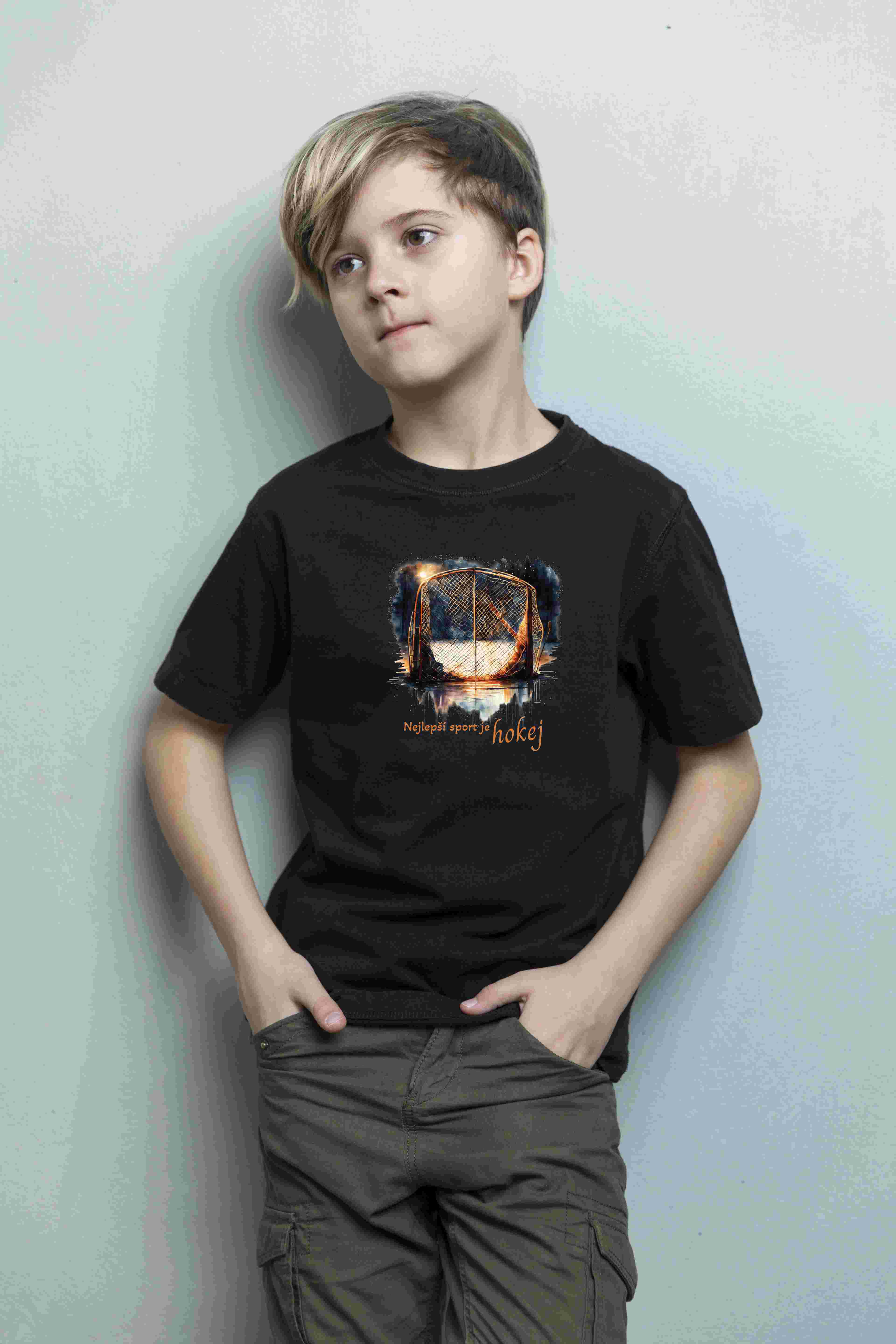 Triko dětské - Nejlepší sport je hokej