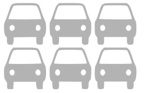 NAŽEHLOVAČKA REFLEXNÍ - Arch auta 6x