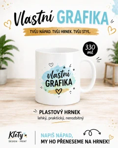 HRNEK s vlastní grafikou