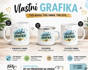 HRNEK s vlastní grafikou