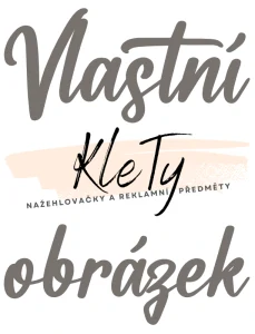 NAŽEHLOVAČKA - Vlastní nápis - jeden řádek