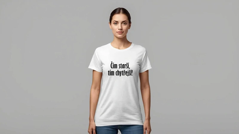 Triko dámské - Čím starší, tím chytřejší!