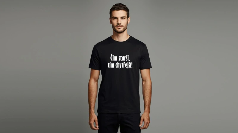 TRIKO pánské - Čím starší, tím chytřejší!