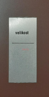 Štítky - Velikost 