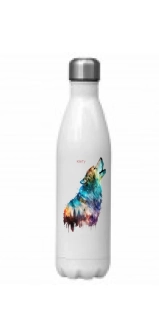 Termoska kuželka -  vlk abstrakt