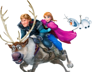 NAŽEHLOVAČKA - Anna, Olaf, Sven a Kristoff