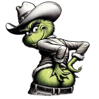 NAŽEHLOVAČKA - Grinch s bílým kloboukem