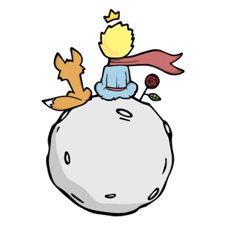 NAŽEHLOVAČKA -  Malý Princ s liškou na planetě 1