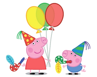 NAŽEHLOVAČKA - Peppa a George narozeniny