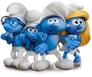 NAŽEHLOVAČKA - Šmoulí parta