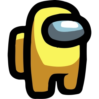 NAŽEHLOVAČKA - Among Us žlutý