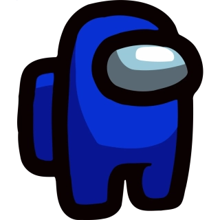 NAŽEHLOVAČKA - Among Us modrý