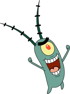 NAŽEHLOVAČKA - Sheldon J. Plankton (Plankton)