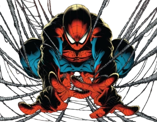 NAŽEHLOVAČKA - spiderman s pavučinou