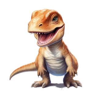 NAŽEHLOVAČKA - Oranžový dinošek malý