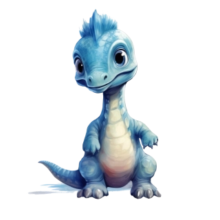 NAŽEHLOVAČKA - Modrý dinošek malý