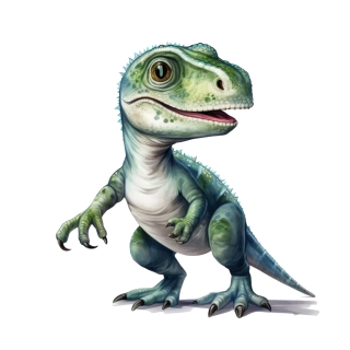 NAŽEHLOVAČKA - Tmavě zelený dinošek malý