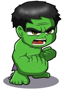 NAŽEHLOVAČKA -  Hulk Anime