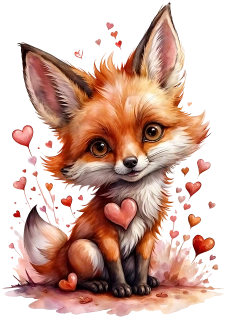 NAŽEHLOVAČKA -  Lištička se srdíčky