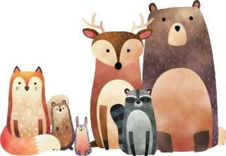 NAŽEHLOVAČKA -  Lesní zvířátka