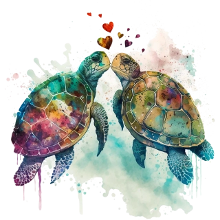 NAŽEHLOVAČKA -  Zamilované želvy