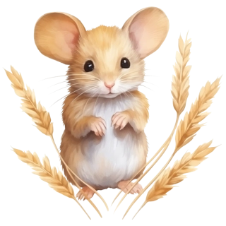 NAŽEHLOVAČKA - Myška s obilím
