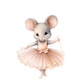 NAŽEHLOVAČKA - Myška baletka 1