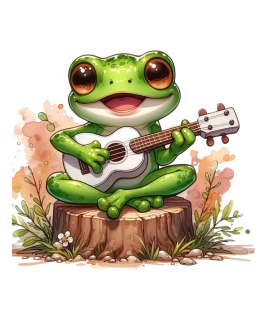 NAŽEHLOVAČKA - Žabka s kytarou