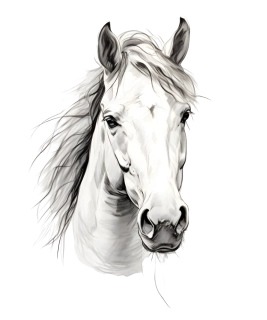 NAŽEHLOVAČKA - Hlava koně bělky