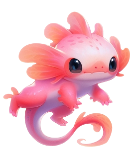 NAŽEHLOVAČKA - axolot Toník