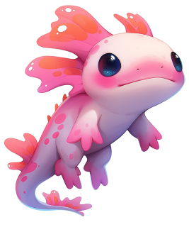 NAŽEHLOVAČKA - axolot Anetka