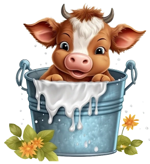 NAŽEHLOVAČKA - Telátko Kája v kybíku 