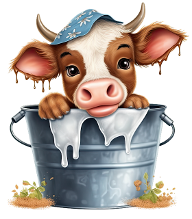 NAŽEHLOVAČKA - Telátko Šmudlík v kybíku 