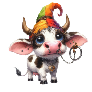 NAŽEHLOVAČKA - Bláznivá kravka kolotočář