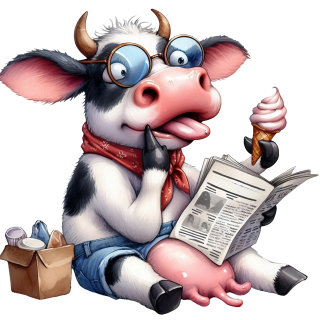 NAŽEHLOVAČKA - Bláznivá kravka čtenář