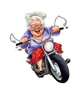 NAŽEHLOVAČKA - Babča na motorce