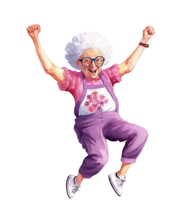 NAŽEHLOVAČKA - Babča poskakuje