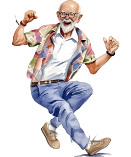 NAŽEHLOVAČKA - Děda tancuje