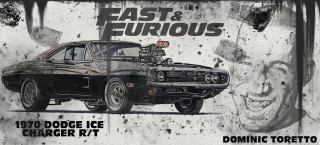 HRNEK - fast and furious Dominic Toretto 1970 Dodge Ice Charger RT D