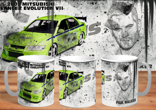 HRNEK - ffast and furious paul walker 2002 Mitsubishi Lancer Evolution VII D